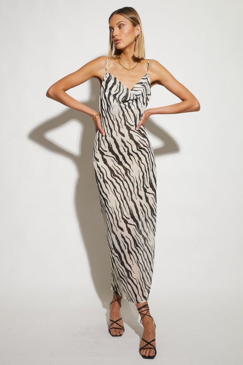 INSTINCT DRESS - ZEBRA
