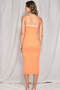 CELESTE MIDI DRESS - ORANGE