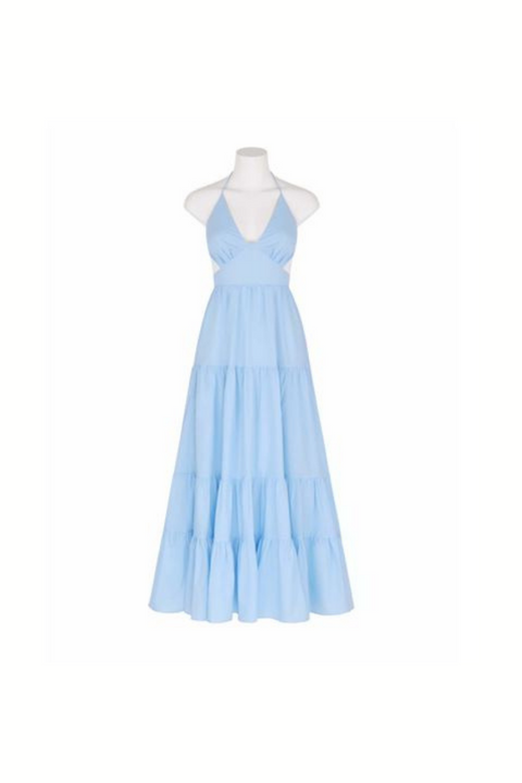 CYPRUS MAXI DRESS - BLUE