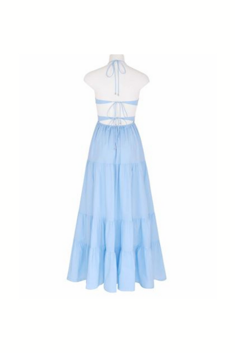 CYPRUS MAXI DRESS - BLUE