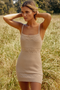 ROSE KNIT DRESS - SAND