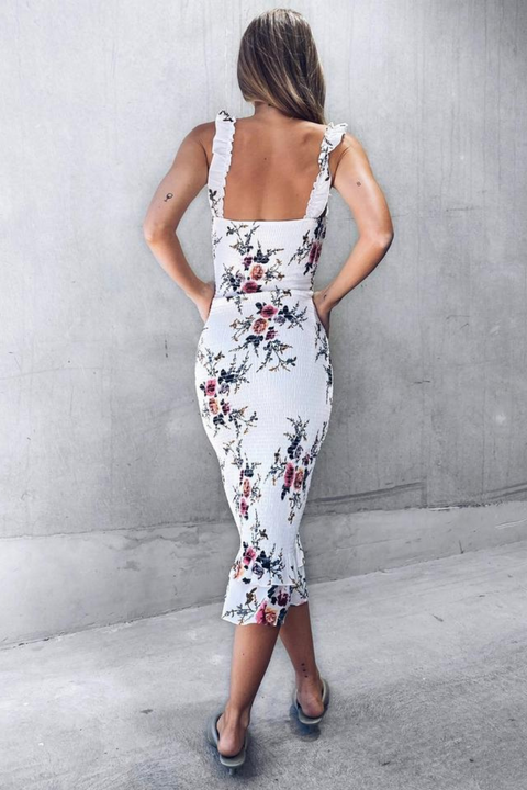 PENELOPE DRESS - WHITE FLORAL