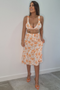 ISLAND SUNSET SKIRT - ORANGE