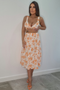 ISLAND SUNSET SKIRT - ORANGE