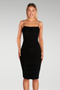 JENNIFER MIDI DRESS - BLACK