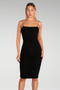 JENNIFER MIDI DRESS - BLACK