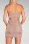 LUSTRE MINI DRESS - ROSE GOLD