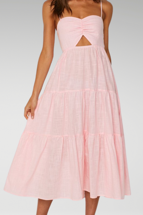 MAYA MAXI DRESS - PINK