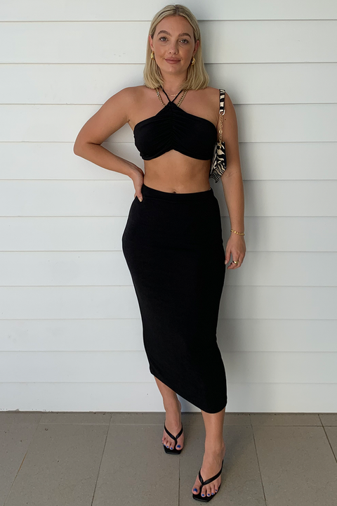 ON DEMAND SKIRT - BLACK