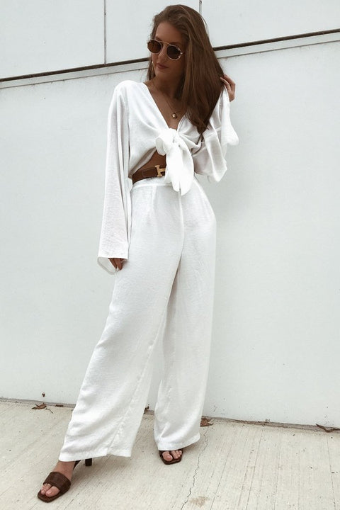 PLUTO JUMPSUIT - WHITE