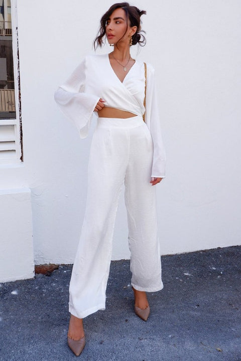 PLUTO JUMPSUIT - WHITE