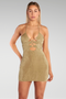 RYLIE MINI DRESS - OLIVE