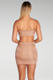 SWEETHEART MINI DRESS - ROSE GOLD