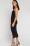 TYRA MIDI DRESS - BLACK