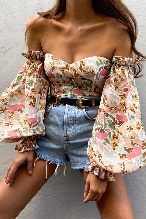 ACANTHA BODYSUIT - MULTI FLORAL