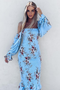 ALESSANDRA DRESS - BLUE FLORAL