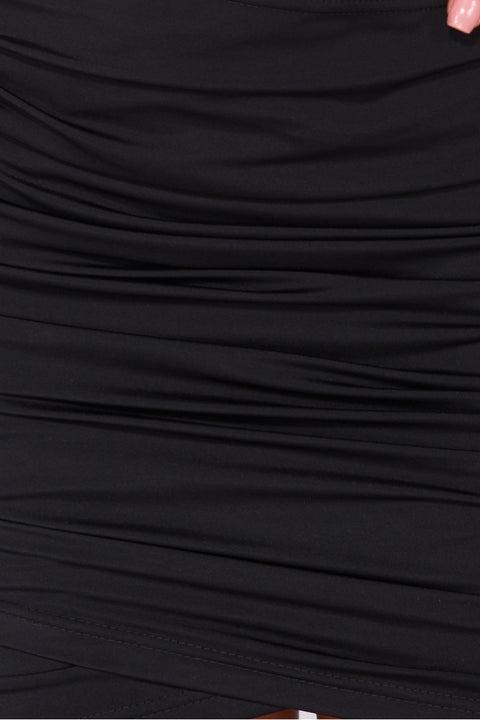 SHOW OFF MINI DRESS - BLACK