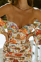 FLEUR MINI DRESS - SAND FLORAL