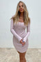 HENLEY DRESS - PINK