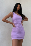 IZI SIDE DRESS - LILAC