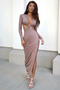 KLUM DRESS - MOCHA