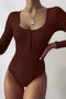 MYLA BODYSUIT - TOBACCO