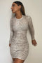 PANTHERA DRESS - SNOW LEOPARD