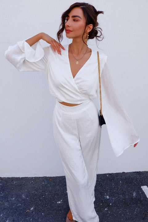 PLUTO JUMPSUIT - WHITE