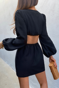 REGAN DRESS - BLACK